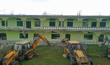 Madarsa demolished: Another madarsa with links to al-Qaeda in Assam was bulldozed