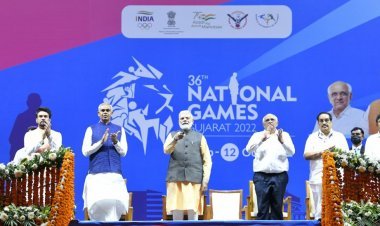 PM Modi inaugurated the 36th National Games, gave victory to the players