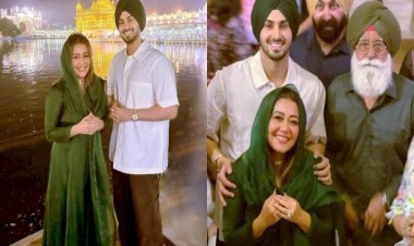 Neha Kakkar Photos: Neha Kakkar Arrived To Visit Golden Temple With Husband Rohanpreet, Pictures Surfaced