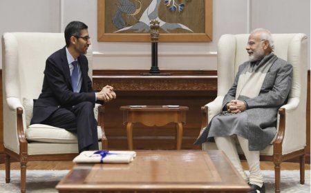 Google CEO Sundar Pichai met PM Modi, said- I get inspiration from you