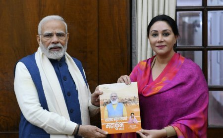 MP Diya Kumari Meets PM Modi