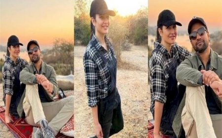 Rising Sun, Wildlife, Husband's Company, Katrina Reaches Her Favorite Place, And Poses Romantically With Vicky Sitting On The Mat