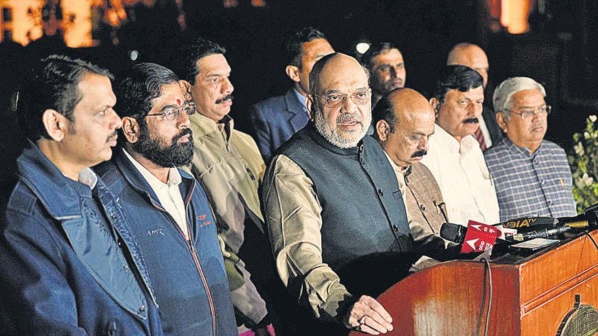 Home Minister Amit Shah said – Maharashtra and Karnataka will form a joint ministerial team to resolve the border dispute