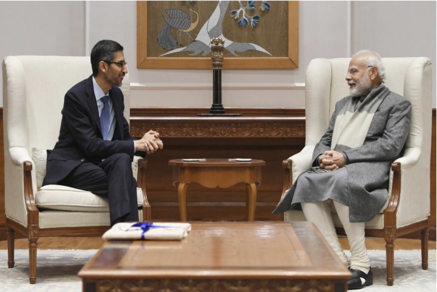 Google CEO Sundar Pichai met PM Modi, said- I get inspiration from you