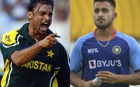 Umran broke his own record of throwing the fastest ball, came close to Shoaib Akhtar's record