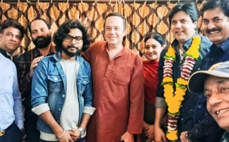 Actor Neeraj Bharadwaj’s birthday party was organized by Producer Sanjay Shravan