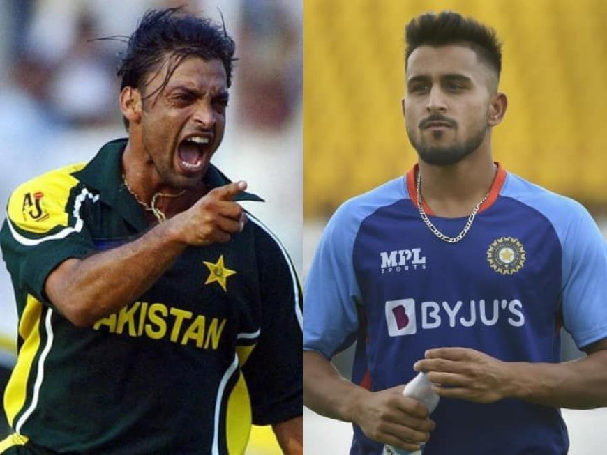 Umran broke his own record of throwing the fastest ball, came close to Shoaib Akhtar's record