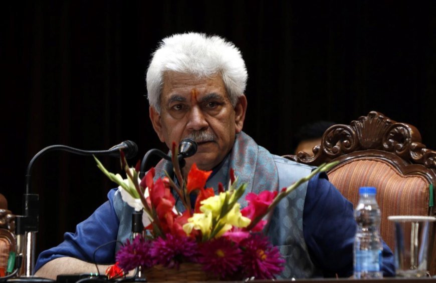 JK Lieutenant Governor Manoj Sinha said Narwal explosion is condemnable, identify and take strict action