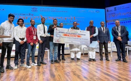 Manav Rachna secured 2nd position in EV Skill Development Programme Competition