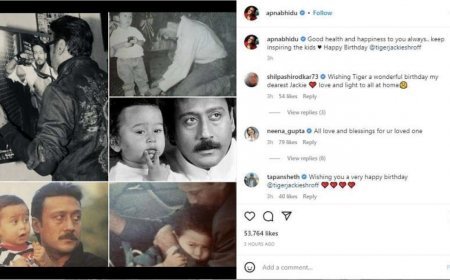 Jackie Shroff wished Tiger Shroff his birthday like this, wrote a special note