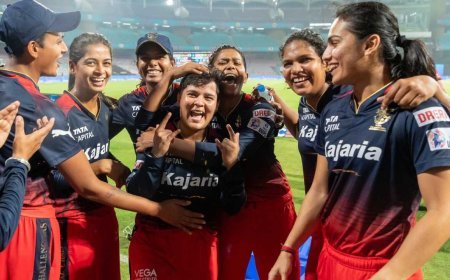 WPL: RCB won for the first time after 5 consecutive defeats, beating UP Warriors by five wickets