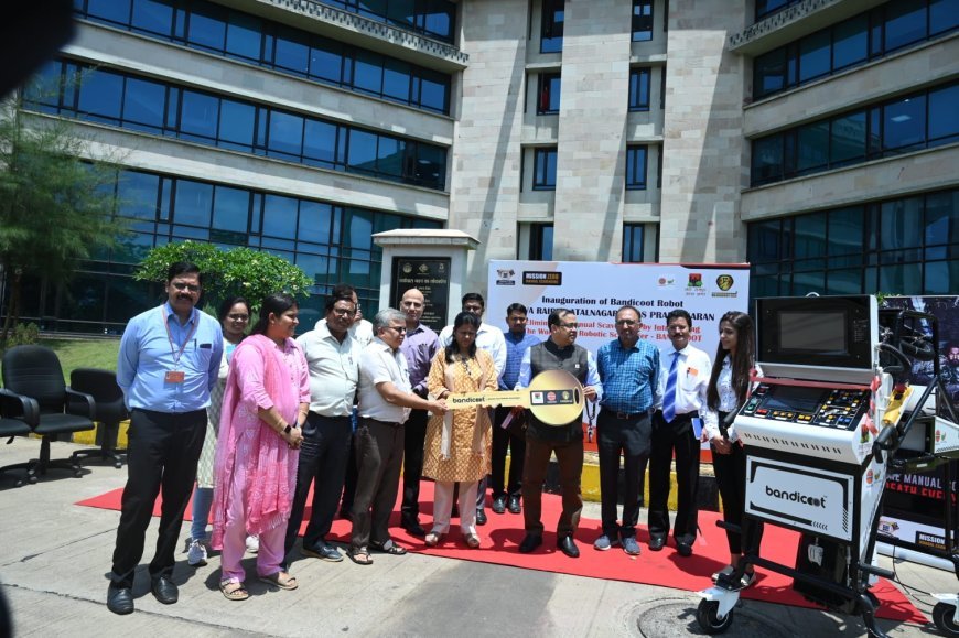 Genrobotics Revolutionary Robotic Scavenger – Bandicoot launched in Nava Raipur, Chhattisgarh.